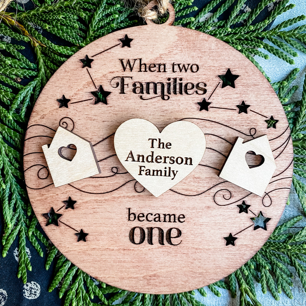 Togetherness Ornament - When Two Became One