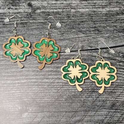 Four Leaf Clover Earrings