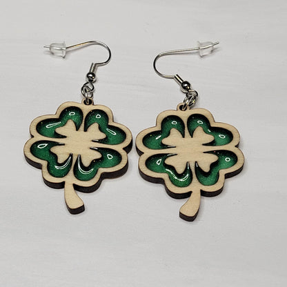 Four Leaf Clover Earrings