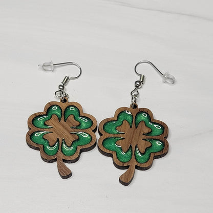 Four Leaf Clover Earrings