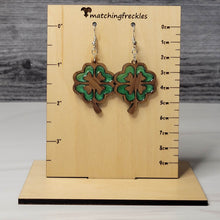 Load image into Gallery viewer, Four Leaf Clover Earrings