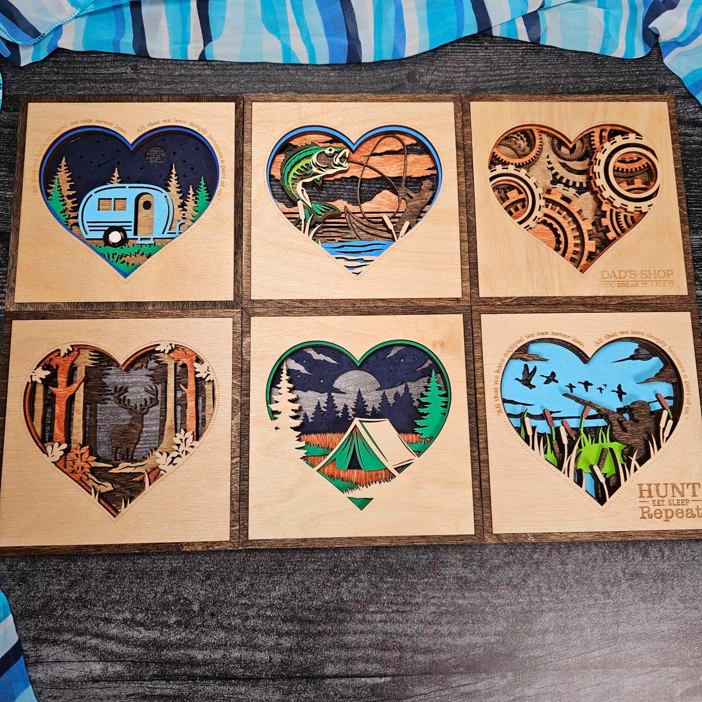 Layered Heart Signs
