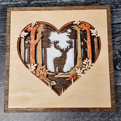 Layered Heart Signs