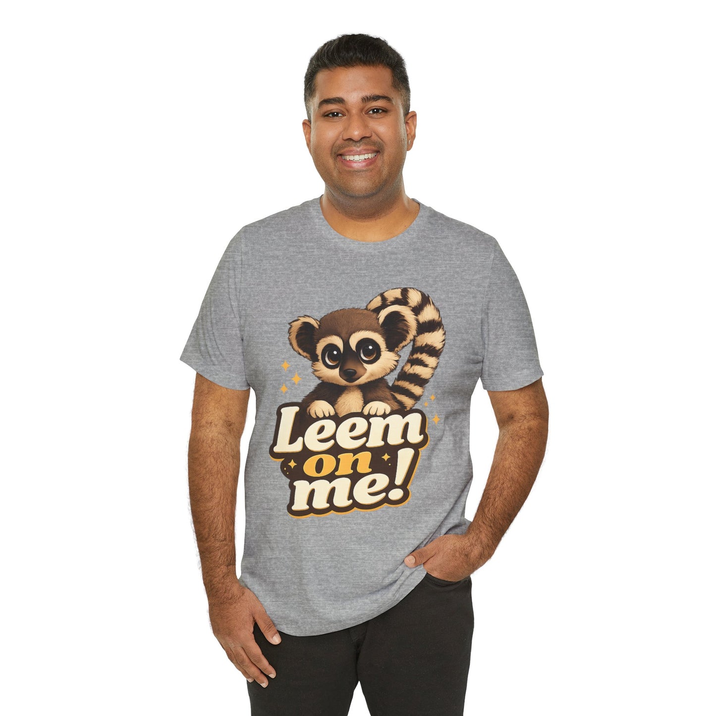 Leem On Me! Lemur Graphic Tee — Cute Animal Lover T-Shirt