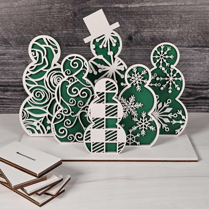 Snowmen Shelf Sitters