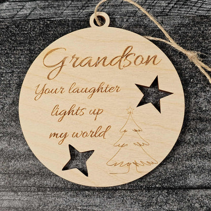 Family Love & Laughter Christmas Ornaments