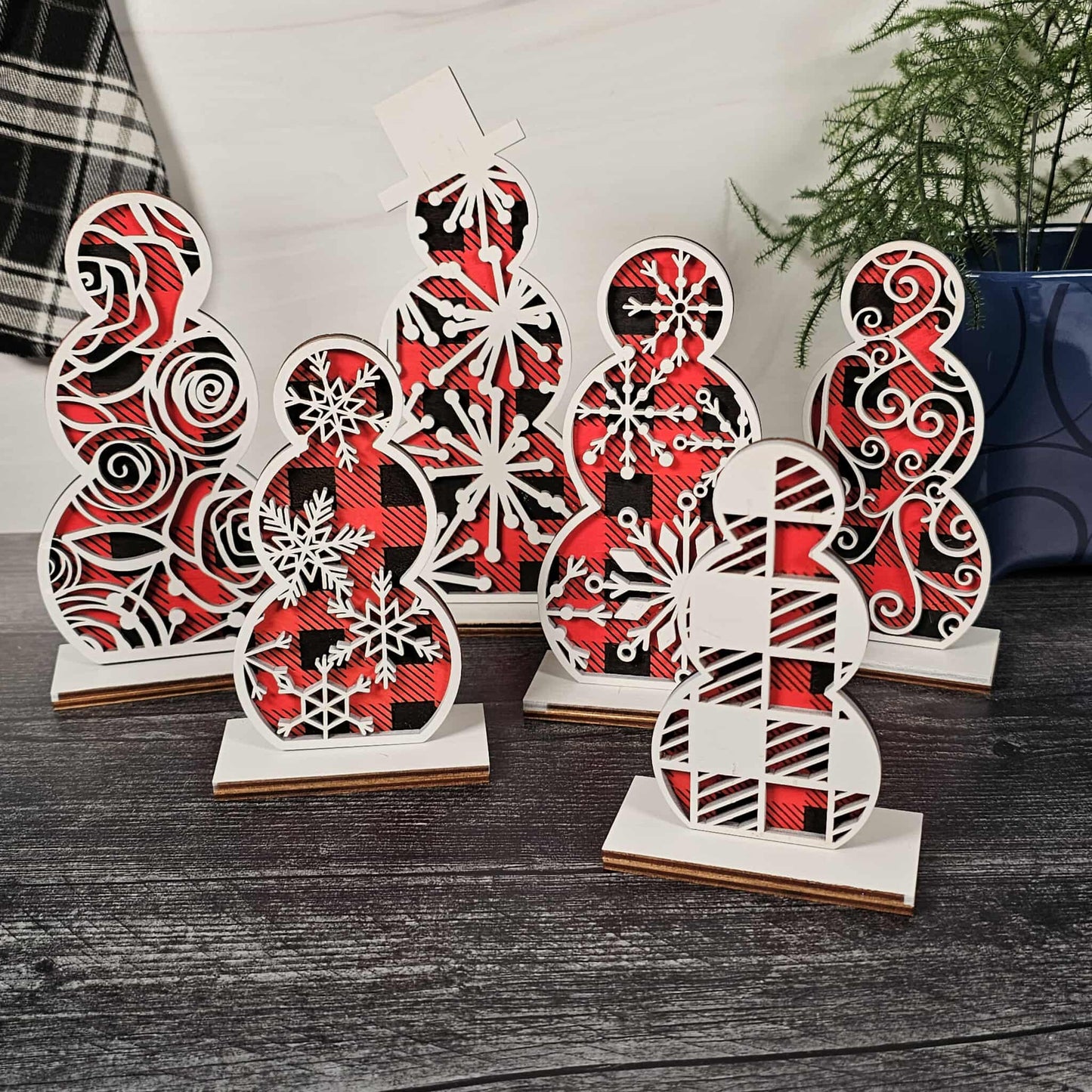 Snowmen Shelf Sitters