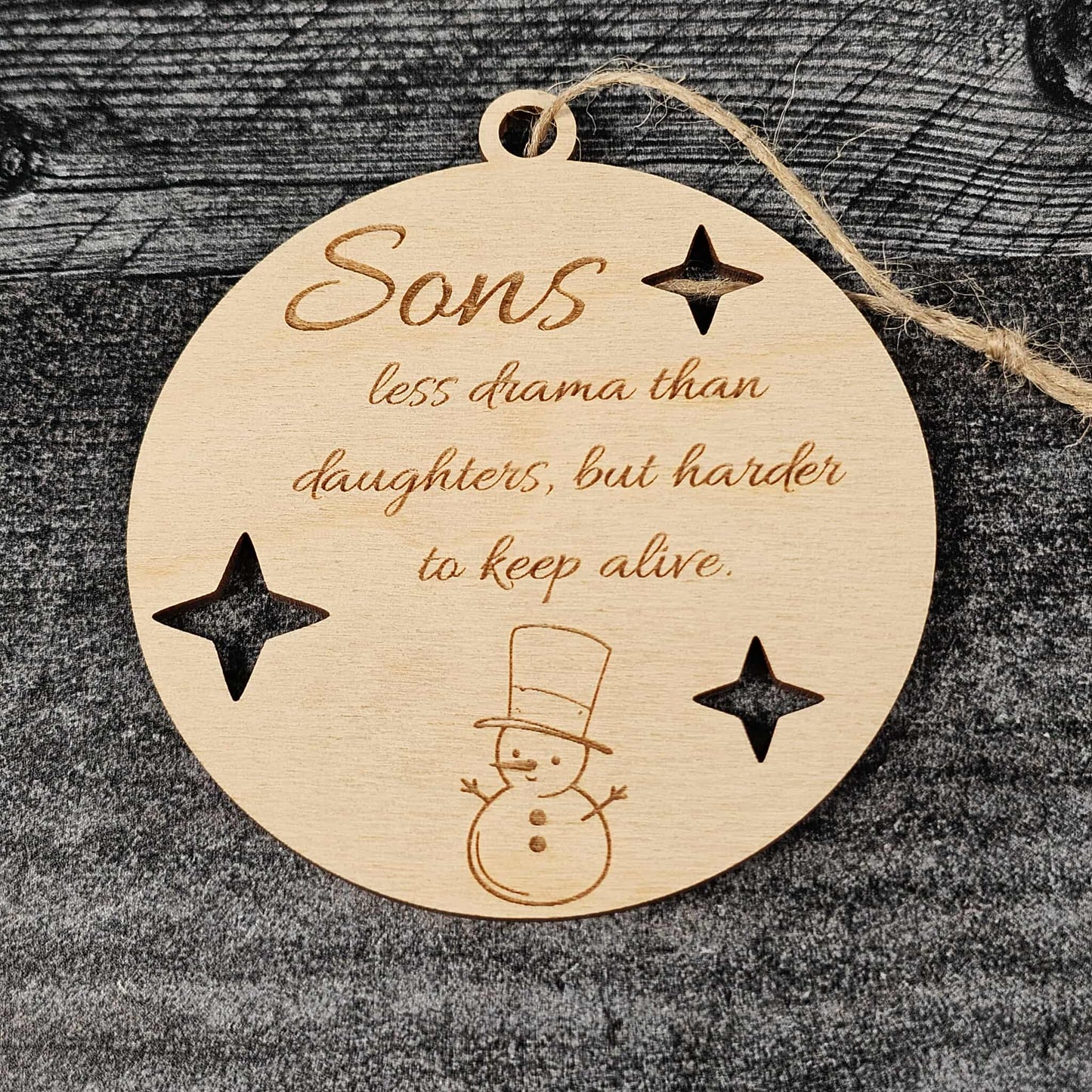 Family Love & Laughter Christmas Ornaments