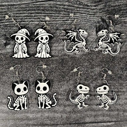 Halloween Skeleton Earrings
