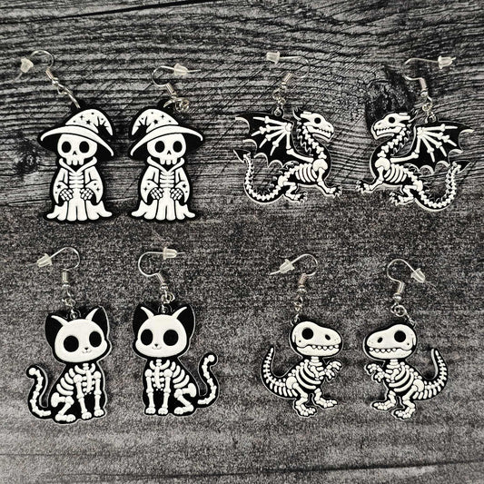 Halloween Skeleton Earrings