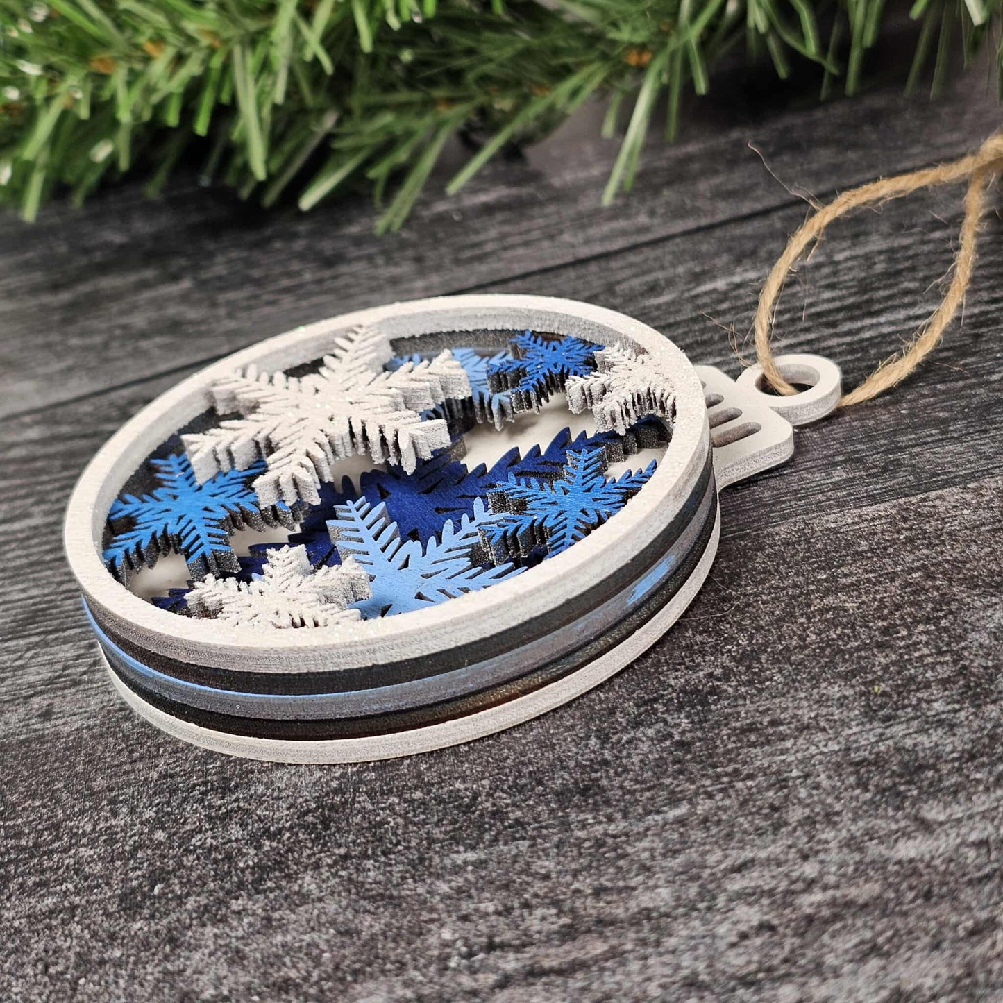 Snowflake Christmas Ornament