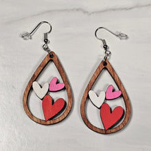 Load image into Gallery viewer, Valentine Heart Earrings