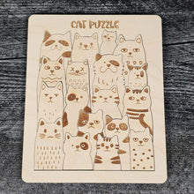 Load image into Gallery viewer, Wooden Laser-Cut Puzzles