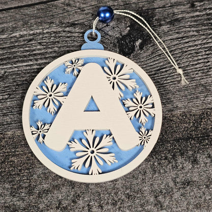 Personalized Wooden Letter Ornaments | Christmas Gifts | Holiday Decor