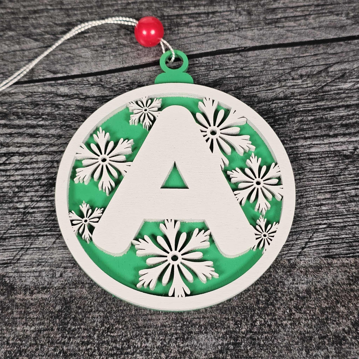 Personalized Wooden Letter Ornaments | Christmas Gifts | Holiday Decor