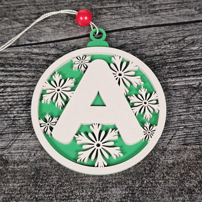 Personalized Wooden Letter Ornaments | Christmas Gifts | Holiday Decor