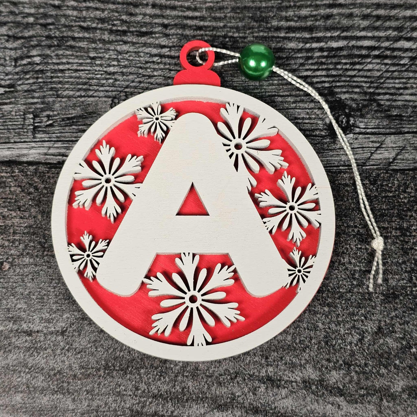 Personalized Wooden Letter Ornaments | Christmas Gifts | Holiday Decor