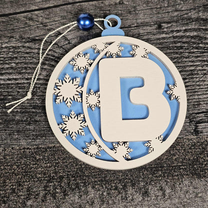 Personalized Wooden Letter Ornaments | Christmas Gifts | Holiday Decor