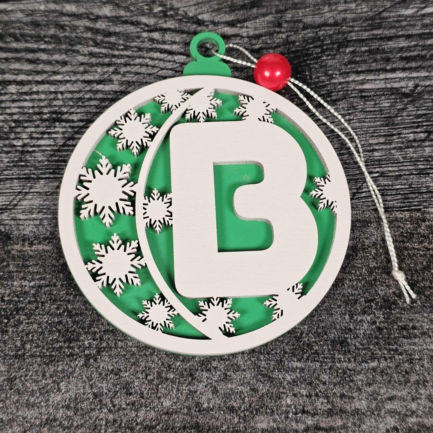 Personalized Wooden Letter Ornaments | Christmas Gifts | Holiday Decor