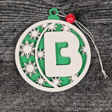Load image into Gallery viewer, Personalized Wooden Letter Ornaments | Christmas Gifts | Holiday Decor