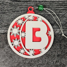 Load image into Gallery viewer, Personalized Wooden Letter Ornaments | Christmas Gifts | Holiday Decor