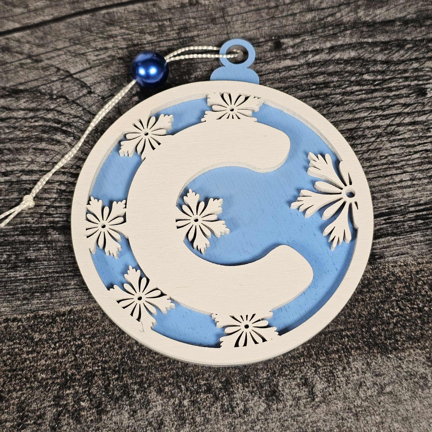 Personalized Wooden Letter Ornaments | Christmas Gifts | Holiday Decor