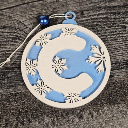 Personalized Wooden Letter Ornaments | Christmas Gifts | Holiday Decor