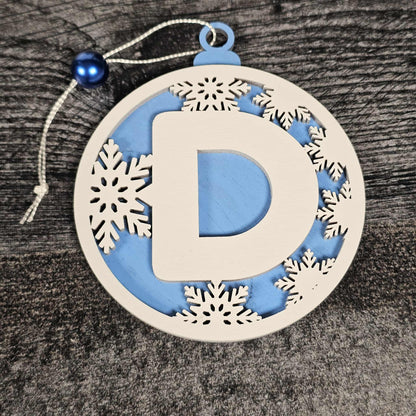 Personalized Wooden Letter Ornaments | Christmas Gifts | Holiday Decor