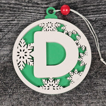 Load image into Gallery viewer, Personalized Wooden Letter Ornaments | Christmas Gifts | Holiday Decor