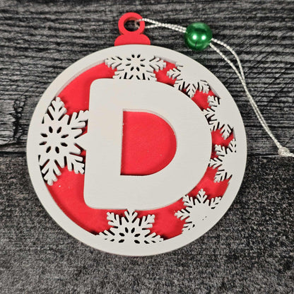 Personalized Wooden Letter Ornaments | Christmas Gifts | Holiday Decor