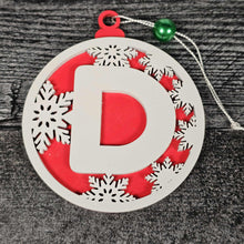Load image into Gallery viewer, Personalized Wooden Letter Ornaments | Christmas Gifts | Holiday Decor