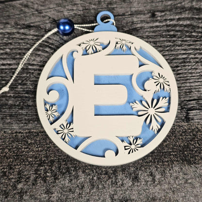 Personalized Wooden Letter Ornaments | Christmas Gifts | Holiday Decor