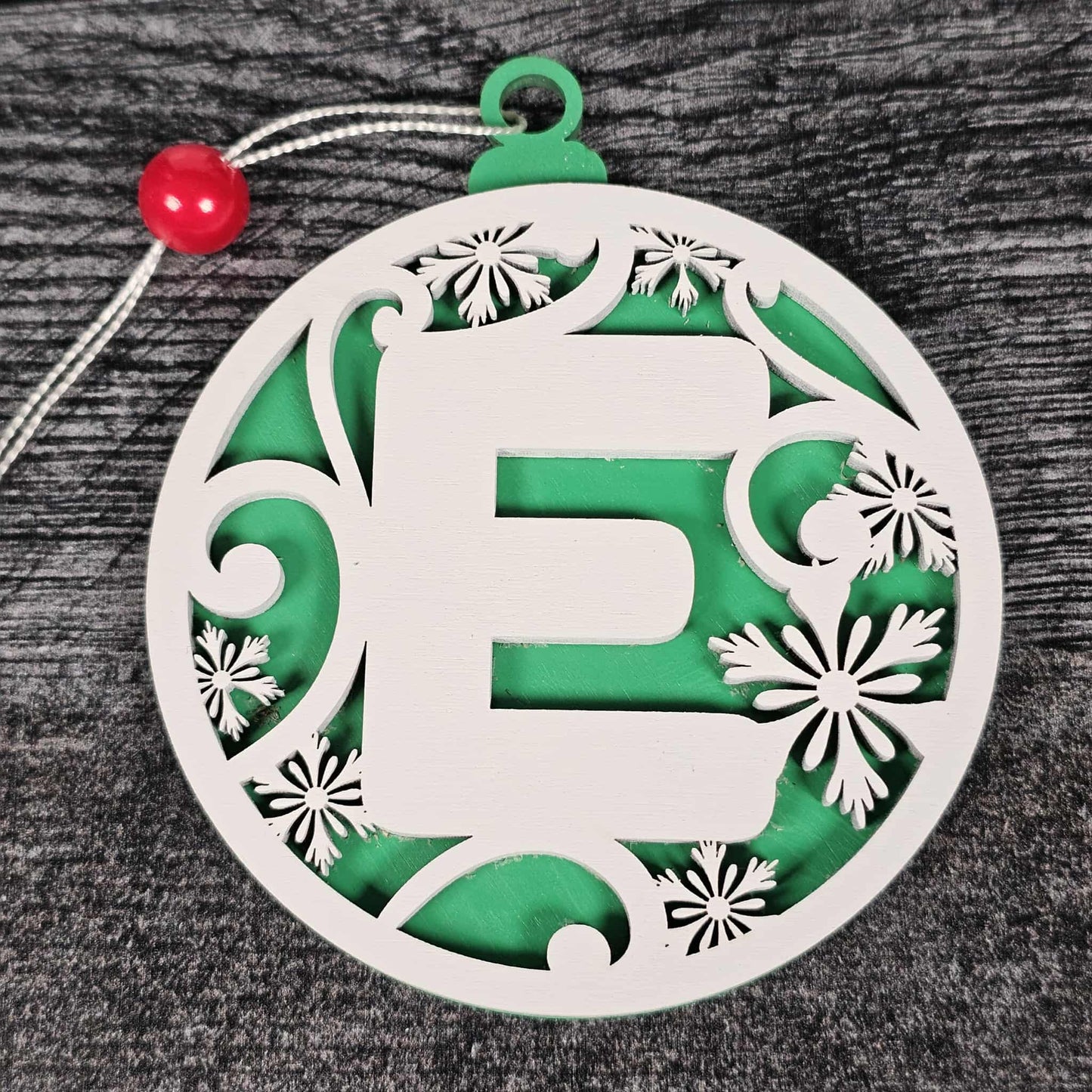 Personalized Wooden Letter Ornaments | Christmas Gifts | Holiday Decor