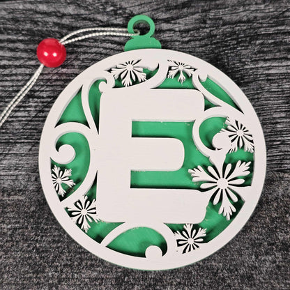 Personalized Wooden Letter Ornaments | Christmas Gifts | Holiday Decor