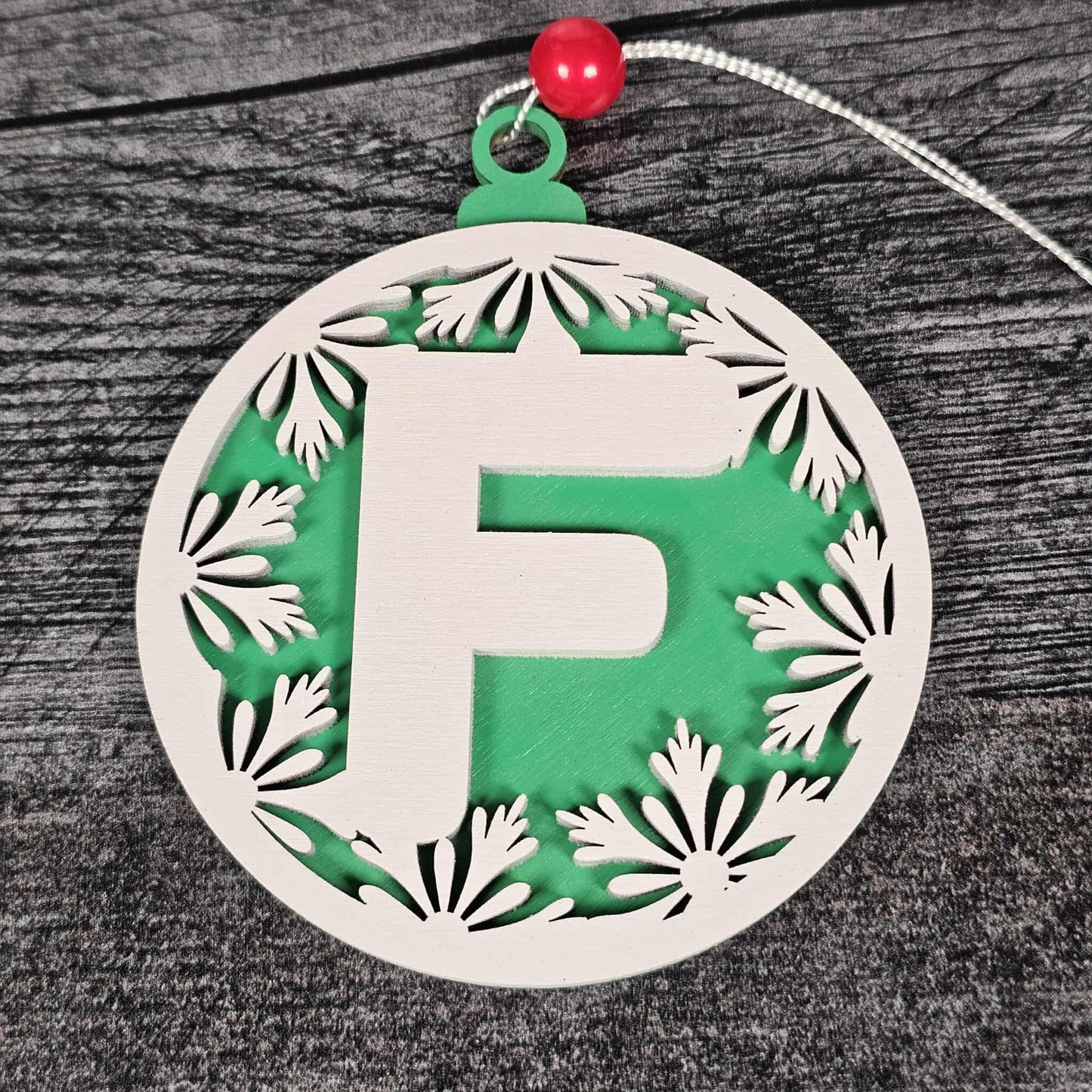 Personalized Wooden Letter Ornaments | Christmas Gifts | Holiday Decor