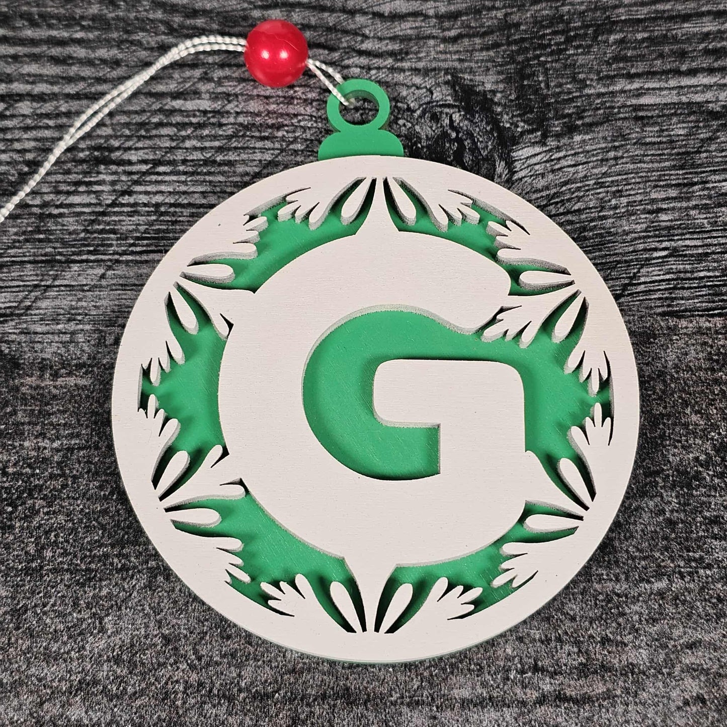 Personalized Wooden Letter Ornaments | Christmas Gifts | Holiday Decor