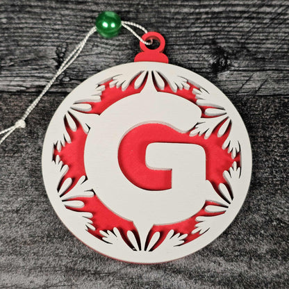 Personalized Wooden Letter Ornaments | Christmas Gifts | Holiday Decor