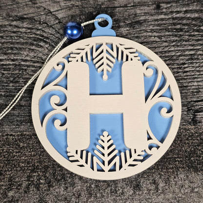 Personalized Wooden Letter Ornaments | Christmas Gifts | Holiday Decor