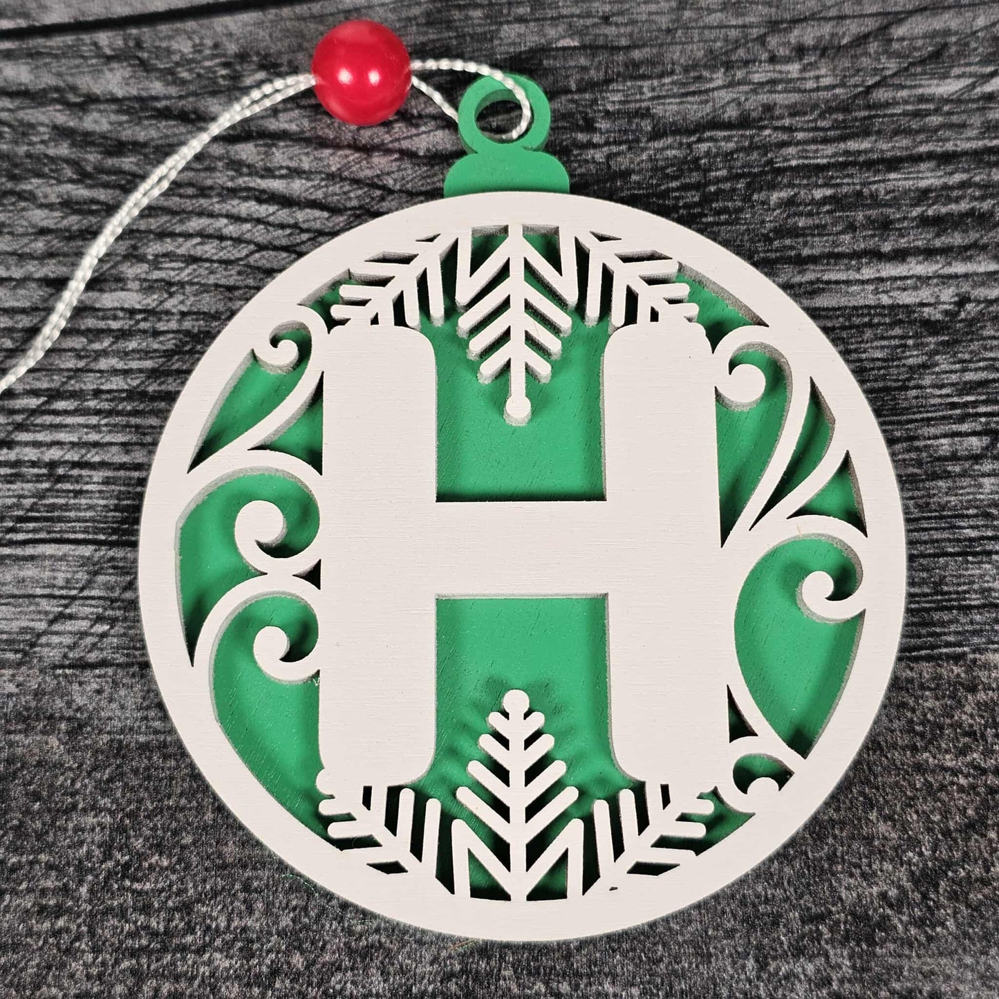 Personalized Wooden Letter Ornaments | Christmas Gifts | Holiday Decor