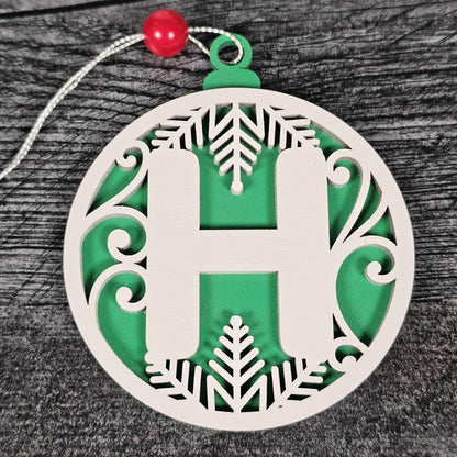 Personalized Wooden Letter Ornaments | Christmas Gifts | Holiday Decor