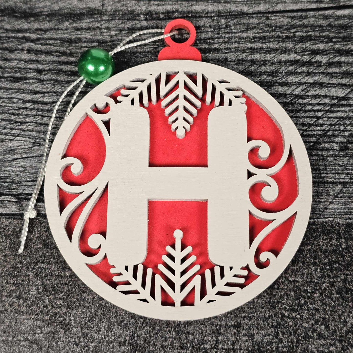 Personalized Wooden Letter Ornaments | Christmas Gifts | Holiday Decor