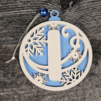 Personalized Wooden Letter Ornaments | Christmas Gifts | Holiday Decor