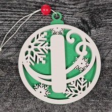 Load image into Gallery viewer, Personalized Wooden Letter Ornaments | Christmas Gifts | Holiday Decor