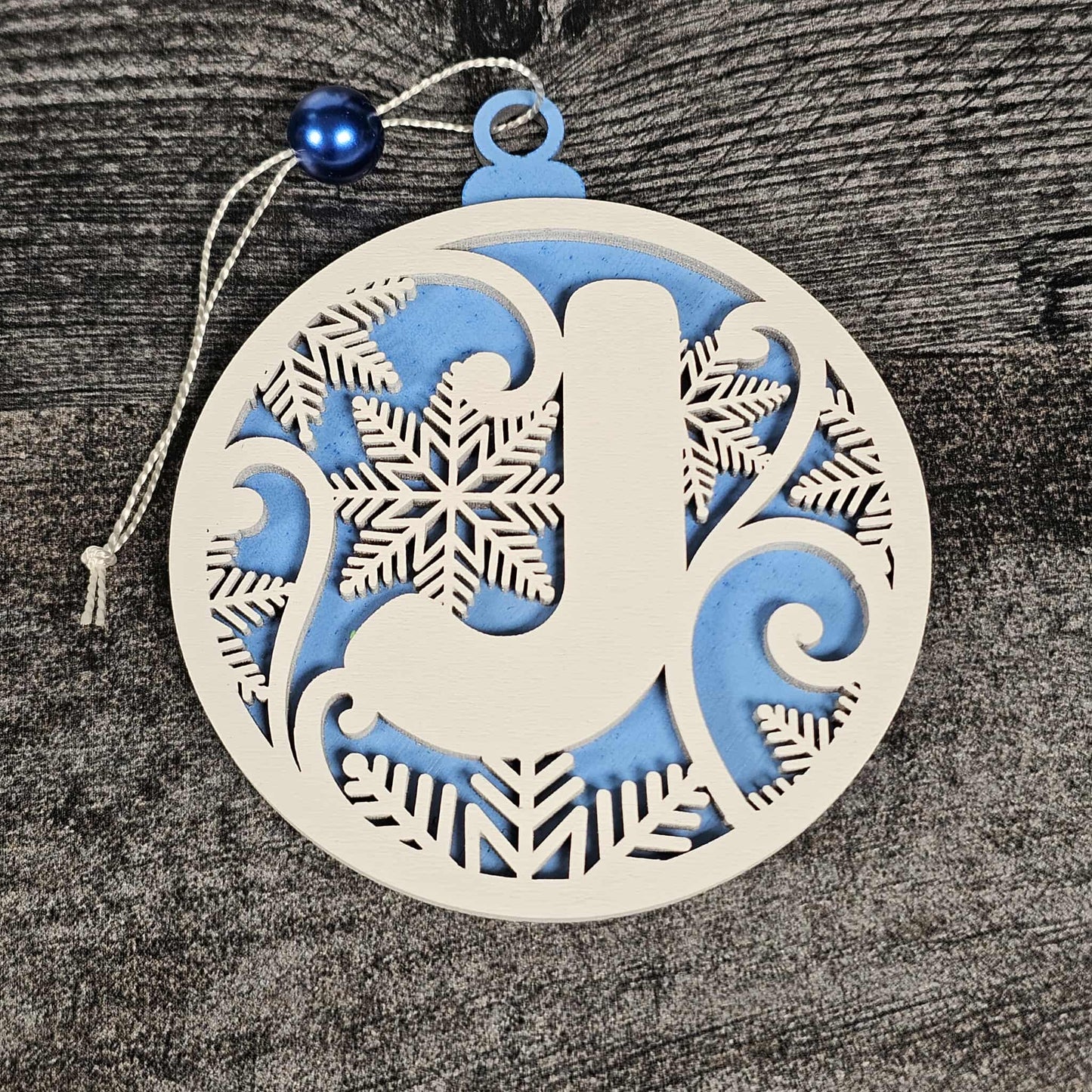 Personalized Wooden Letter Ornaments | Christmas Gifts | Holiday Decor