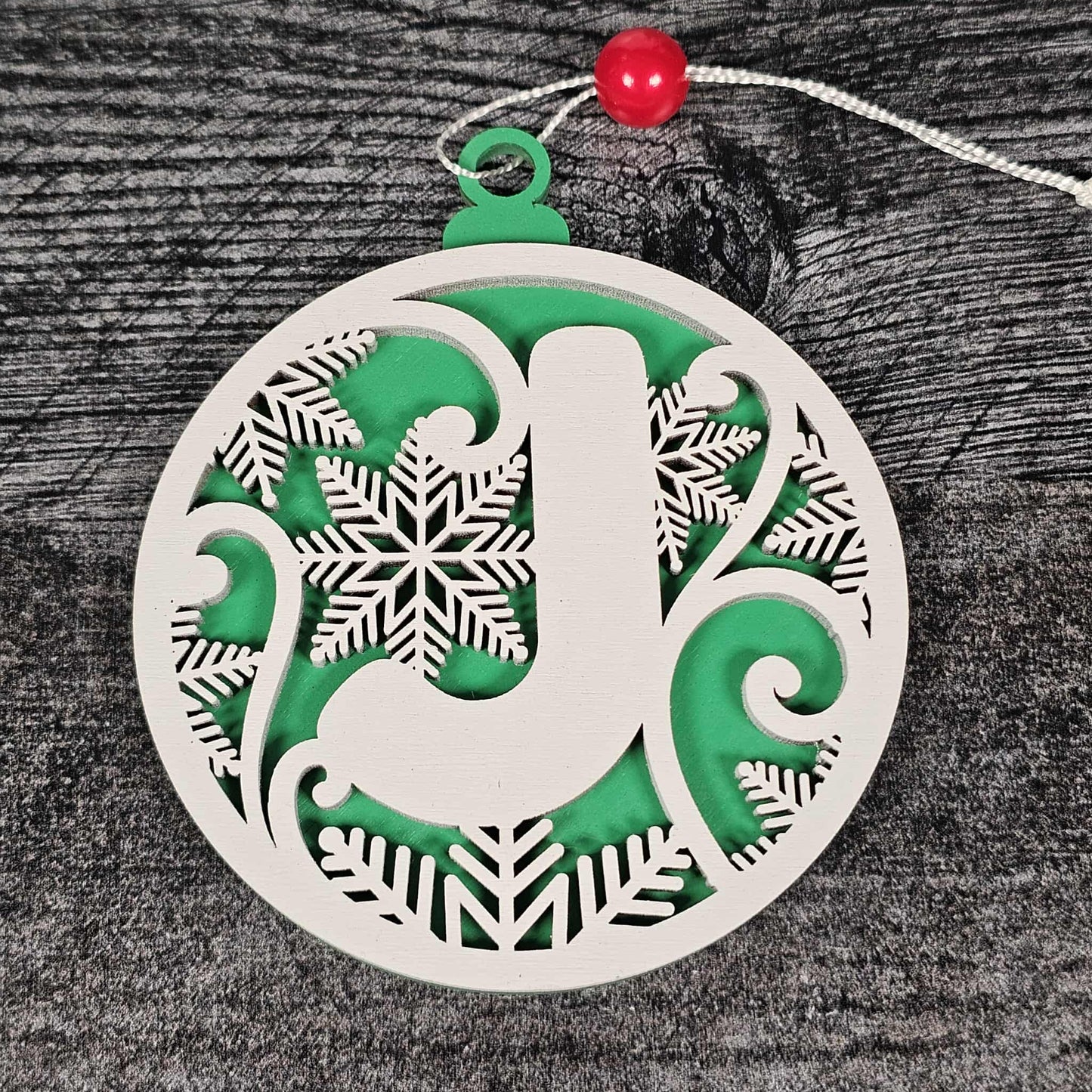 Personalized Wooden Letter Ornaments | Christmas Gifts | Holiday Decor