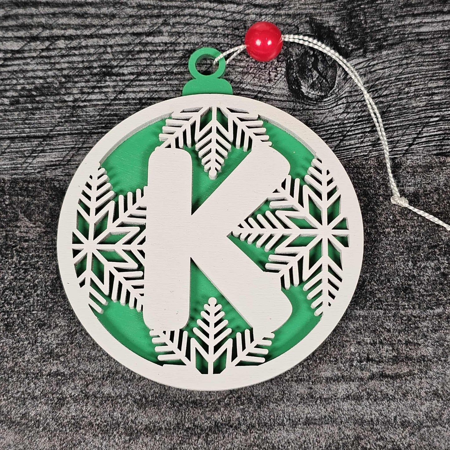 Personalized Wooden Letter Ornaments | Christmas Gifts | Holiday Decor