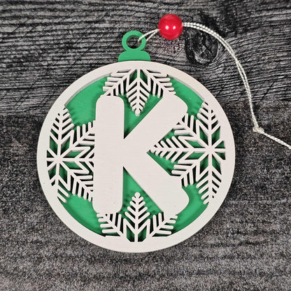 Personalized Wooden Letter Ornaments | Christmas Gifts | Holiday Decor