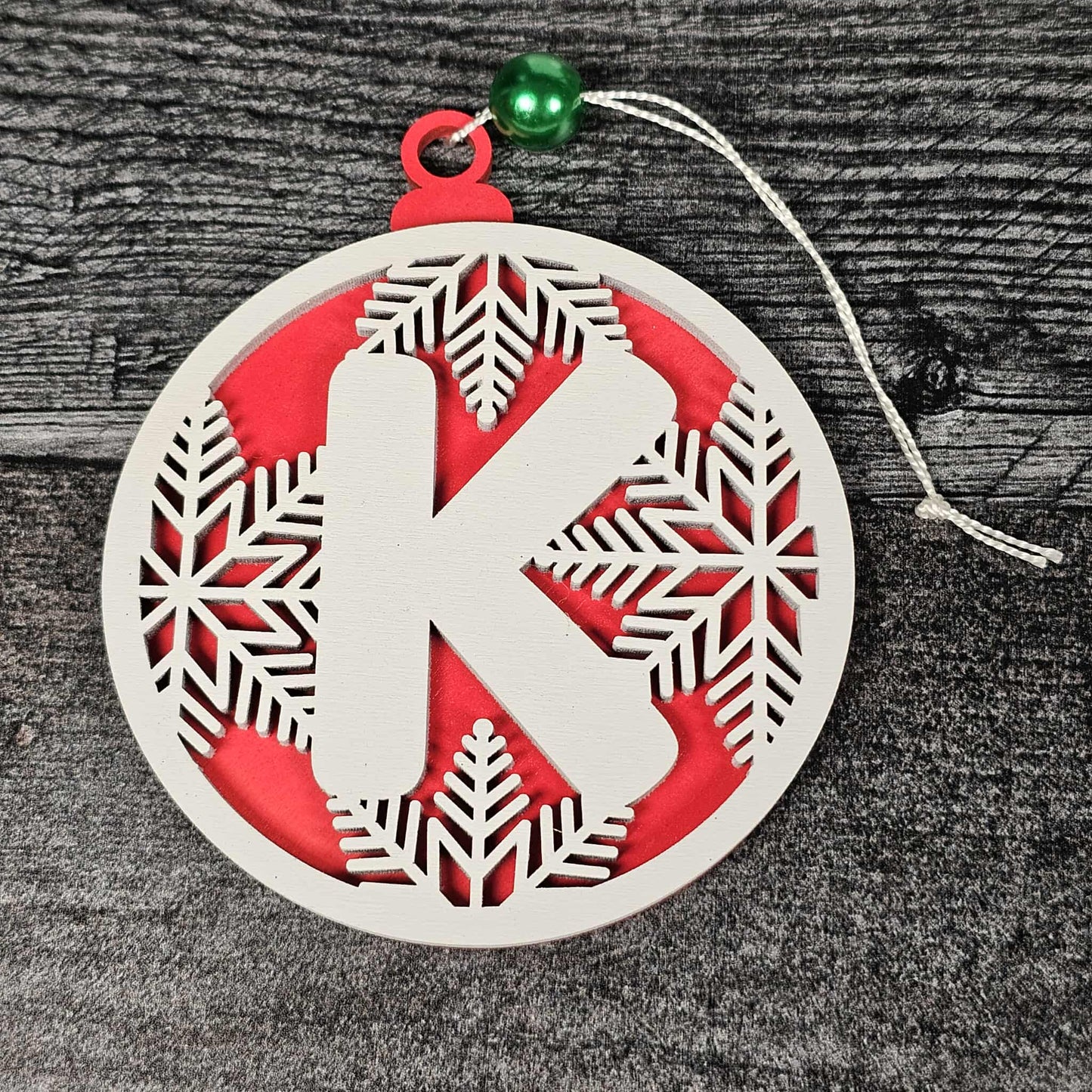 Personalized Wooden Letter Ornaments | Christmas Gifts | Holiday Decor