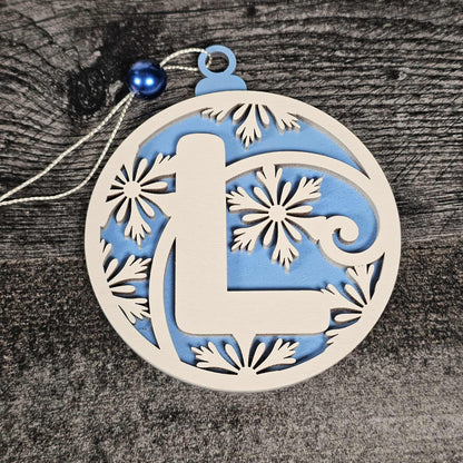 Personalized Wooden Letter Ornaments | Christmas Gifts | Holiday Decor