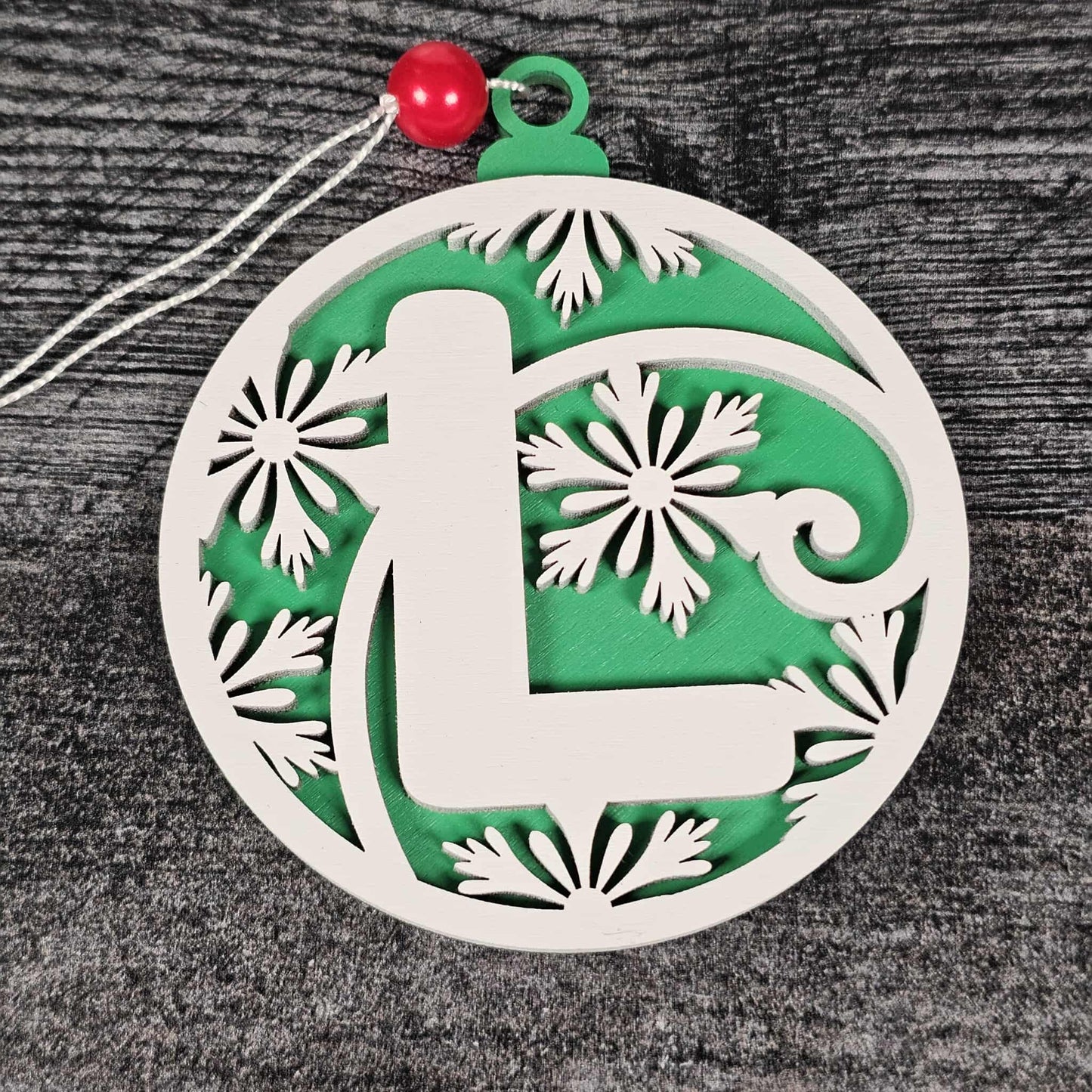 Personalized Wooden Letter Ornaments | Christmas Gifts | Holiday Decor